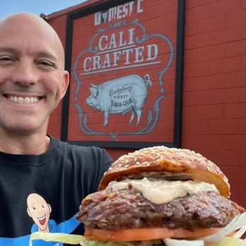 DOMESTIC - This is their bacon, jam burger - Barbeque Near Me - La Puente, California