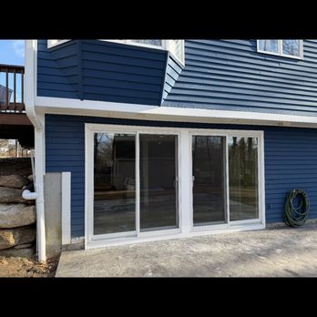 Powers Construction - Double patio doors - Roofing Near Me - Johnston, Rhode Island