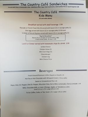 Menu photo 2 The Country Cafe Festus, MO Menu photo 2 The Country Cafe Festus, MO