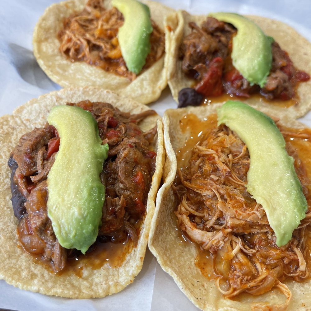 Guisados - Bistek en Salsa Roja and Tinga de Pollo - Tacos Near Me - Burbank, California Guisados - Bistek en Salsa Roja and Tinga de Pollo - Tacos Near Me - Burbank, California