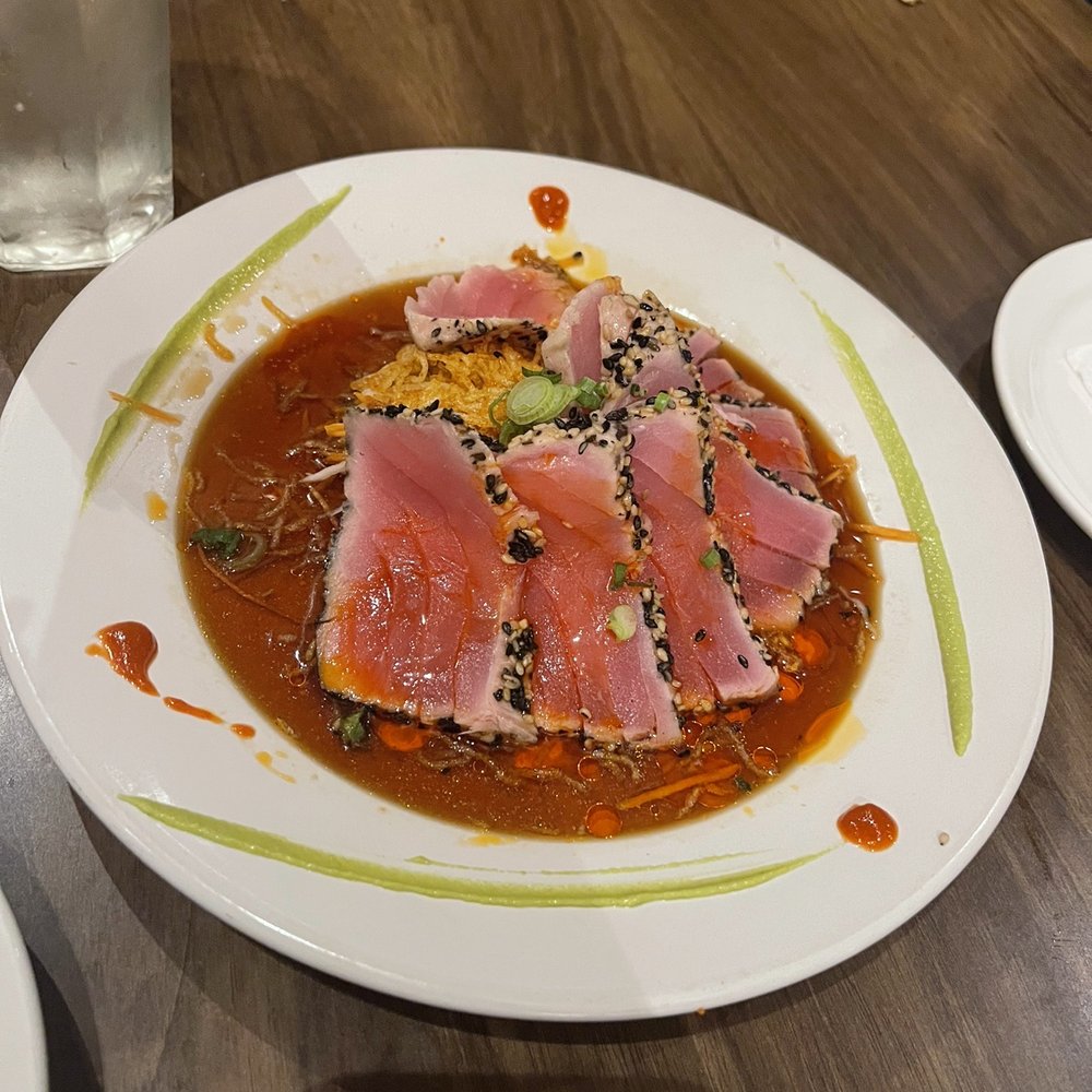 Samurai Blue - Ahi Tuna Tataki - Sushi Bars Near Me - Tampa, Florida Samurai Blue - Ahi Tuna Tataki - Sushi Bars Near Me - Tampa, Florida