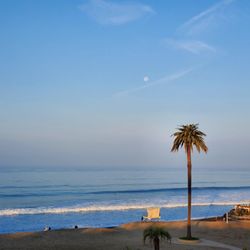 Moonlight State Beach - Look the Moon!