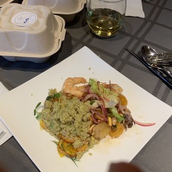Pucquio - Ensalada del Quinoa de Estacion - w/ beets, avocado, fennel, orange ( my cebiche is in this too ) - Peruvian Near Me - Oakland, California