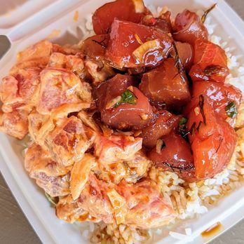 Ono Seafood - Spicy Ahi & Wasabi Ahi | Instagram: @telephonesmoothie - Seafood Near Me - Honolulu, Hawaii Ono Seafood - Spicy Ahi & Wasabi Ahi | Instagram: @telephonesmoothie - Seafood Near Me - Honolulu, Hawaii