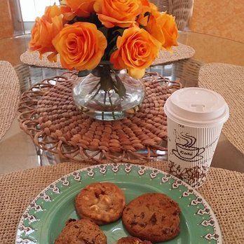 Caffe Connection - Fresh baked cookies from the Caffe Connection. These are AWESOME! - Cafes Near Me - Spring Hill, Florida