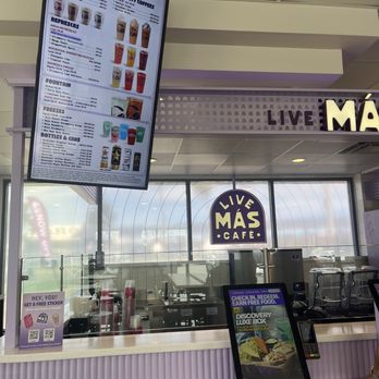 Taco Bell - Live Más Café - Bar area - Fast Food Near Me - Chula Vista, California Taco Bell - Live Más Café - Bar area - Fast Food Near Me - Chula Vista, California