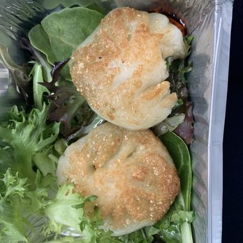 Eggs & Thai Café - Two pieces of dumplings served with grass for $6! Don't waste your money here! On top of that It wasn't even good. Flavorless - Thai Near Me - Dedham, Massachusetts Eggs & Thai Café - Two pieces of dumplings served with grass for $6! Don't waste your money here! On top of that It wasn't even good. Flavorless - Thai Near Me - Dedham, Massachusetts