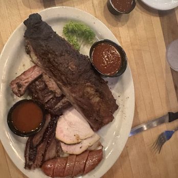 The County Line - 5 meat sampler - Barbeque Near Me - San Antonio, Texas The County Line - 5 meat sampler - Barbeque Near Me - San Antonio, Texas