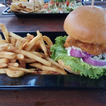 GTs On The Beach - Perch burger - Burgers Near Me - Port Stanley, Ontario