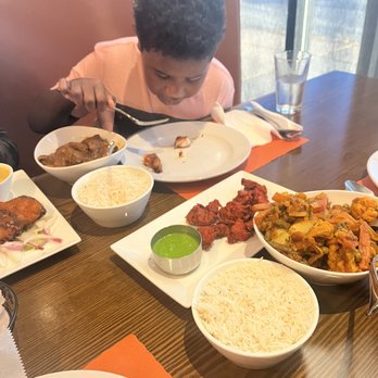 Amber Spice - Vegetable Jalfrezi and Chicken 65 - Indian Near Me - Laurel, Maryland