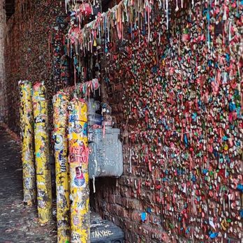 The Gum Wall - Local Flavor Near Me - Seattle, Washington The Gum Wall - Local Flavor Near Me - Seattle, Washington
