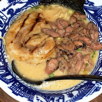 Nakamura - Tontoro Pork Ramen with Chicken - Ramen Near Me - New York, New York Nakamura - Tontoro Pork Ramen with Chicken - Ramen Near Me - New York, New York