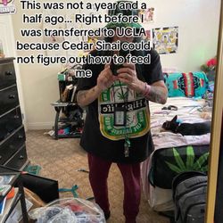 UCLA Health - The condition I was in when I was sent to UCLA for my G.I. and pain mgmt. My only food is now tube feed supplement