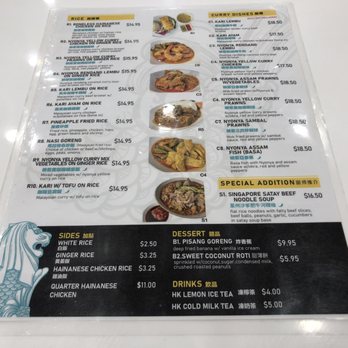 Singapore Hawker - Back of menu~ (June 2023) - Singaporean Near Me - Burnaby, British Columbia Singapore Hawker - Back of menu~ (June 2023) - Singaporean Near Me - Burnaby, British Columbia
