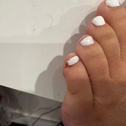 New Nail Pampering Parlour - Cut on pinky that didn't stop bleeding