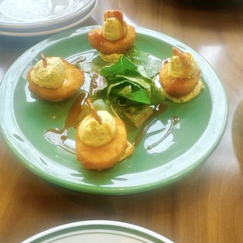 Fixins - Deep fried deviled eggs. - Soul Food Near Me - Detroit, Michigan Fixins - Deep fried deviled eggs. - Soul Food Near Me - Detroit, Michigan