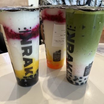 Krak Boba - dragon slayer and strawberry matcha latte - Bubble Tea Near Me - Lake Forest, California