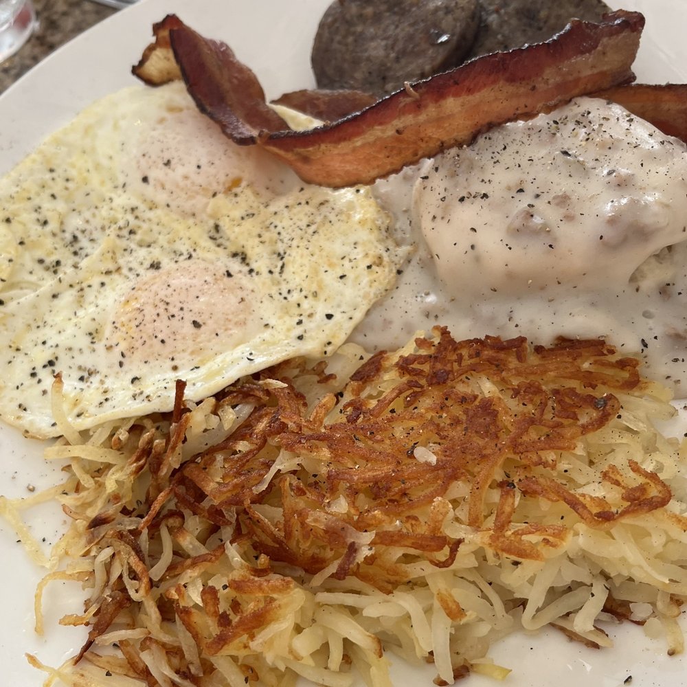Eggsquisite Cafe - Quick Fast breakfast 2eggs, bacon, sausage Biscuit and gravy, with grits - Breakfast & Brunch Near Me - McKinney, Texas Eggsquisite Cafe - Quick Fast breakfast 2eggs, bacon, sausage Biscuit and gravy, with grits - Breakfast & Brunch Near Me - McKinney, Texas