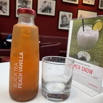 Vapiano - Iced Tea £4.55 - Italian Near Me - London, XGL