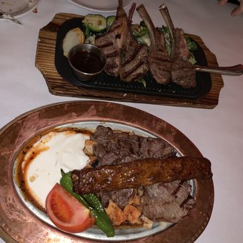 Turquoise Restaurant - BABA "The Godfather" Kebab Dinner Rack of Lamb Dinner - Turkish Near Me - Chicago, Illinois