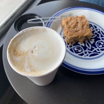The Coffee MUGG - 12 oz latte & salted caramel blondie - Coffee & Tea Near Me - Corpus Christi, Texas