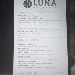 House cocktails