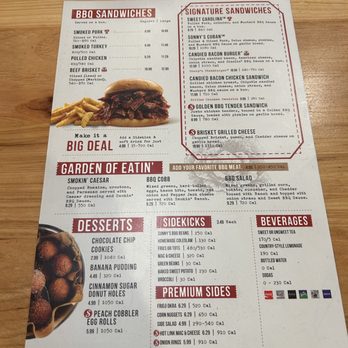 Sonny's BBQ - Menu Side 2 - Barbeque Near Me - Titusville, Florida Sonny's BBQ - Menu Side 2 - Barbeque Near Me - Titusville, Florida
