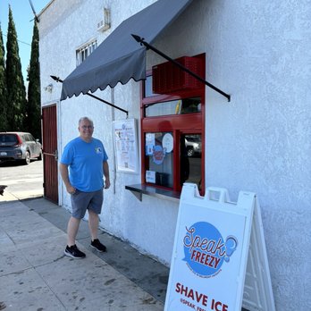 Speak Cheezy - Side window for shaved ice - Pizza Near Me - Long Beach, California Speak Cheezy - Side window for shaved ice - Pizza Near Me - Long Beach, California