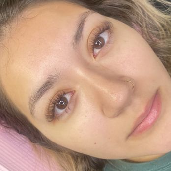 Lashed By Yesica - Set: classic 
Style: Brown cat eye - Eyelash Service Near Me