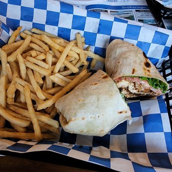 Atlantic Seafood - Grilled Chicken Wrap w/ chipotle mayo - Seafood Near Me - Center Moriches, New York