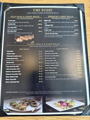 Menu photo 1 Umi Sushi Poke Hoover, AL Menu photo 1 Umi Sushi Poke Hoover, AL