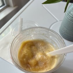 Scout Southern Market - This is a close up of my mango sweet tea float at Scout Southern Market.