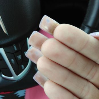 Crystal's Nails & Spa - My index nail they super glued over and over instead of fixing it. As well as, the old brown Non-removed. - Nail Salons Near Me - Lakeside, California