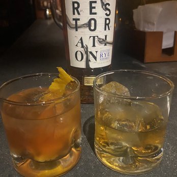 On The Rocks - One of the best old fashioned I've ever had And also a great glass of whiskey on the rocks - Lounges Near Me - New York, New York On The Rocks - One of the best old fashioned I've ever had And also a great glass of whiskey on the rocks - Lounges Near Me - New York, New York