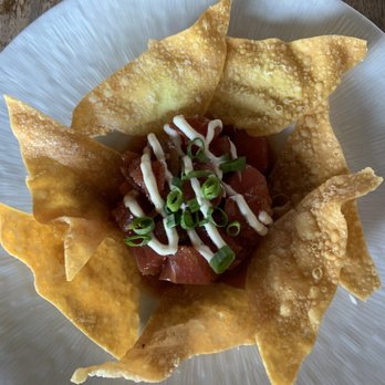 Fond - Poke nachos only available for dinner, but can ask waitress to ask chef to make sure lunch!!! So yummy! Gotta order 2 plates. - Asian Fusion Near Me - Lahaina, Hawaii Fond - Poke nachos only available for dinner, but can ask waitress to ask chef to make sure lunch!!! So yummy! Gotta order 2 plates. - Asian Fusion Near Me - Lahaina, Hawaii