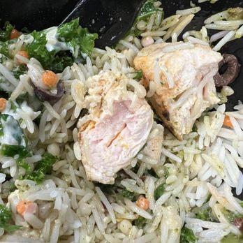 Luna Grill University Center - Santorini Bowl but the chicken was somewhat raw/ a little pink - Mediterranean Near Me - Irvine, California Luna Grill University Center - Santorini Bowl but the chicken was somewhat raw/ a little pink - Mediterranean Near Me - Irvine, California