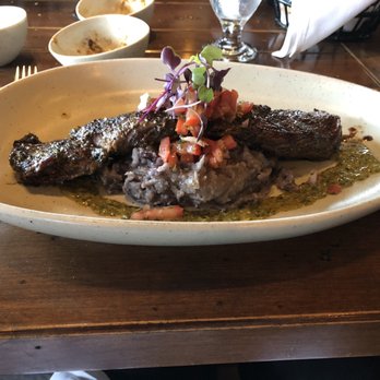 Asado - Hanger Steak with Purple Mashed Potatoes - Argentine Near Me - Tacoma, Washington