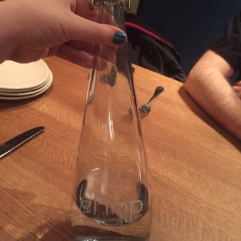 Chop Steakhouse & Bar - House sparkling water - $3.99 a bottle - Seafood Near Me - Edmonton, Alberta Chop Steakhouse & Bar - House sparkling water - $3.99 a bottle - Seafood Near Me - Edmonton, Alberta