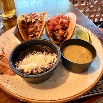 Flores San Mateo - Two tacos carnitas and asada - Mexican Near Me - San Mateo, California