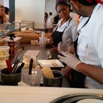 Dirt Candy - The kitchen staff learning - Vegetarian Near Me - New York, New York