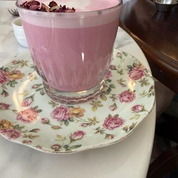 Little Hen - Rose latte (lukewarm) - Breakfast & Brunch Near Me - New York, New York Little Hen - Rose latte (lukewarm) - Breakfast & Brunch Near Me - New York, New York
