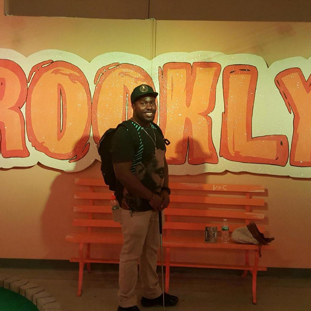 Shipwrecked - This is the "Coney Island" room. Big sign of "Brooklyn" if you ever forget where you're at. - Mini Golf Near Me - Brooklyn, New York