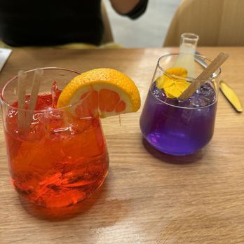 The Restaurant at Gilder - Zardetto spritz (alc) and the butterfly (non alc) - American Near Me - New York, New York The Restaurant at Gilder - Zardetto spritz (alc) and the butterfly (non alc) - American Near Me - New York, New York