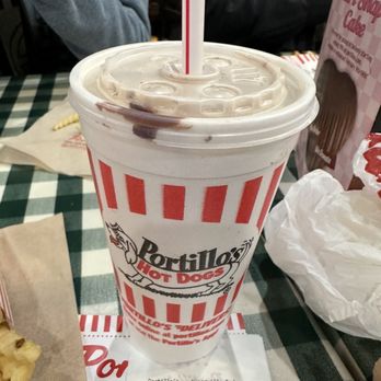 Portillo's Naperville - Regular Chocolate Cake Shake - Hot Dogs Near Me - Naperville, Illinois Portillo's Naperville - Regular Chocolate Cake Shake - Hot Dogs Near Me - Naperville, Illinois