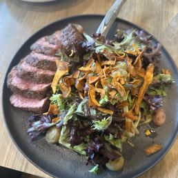 Steak and greens Steak and greens