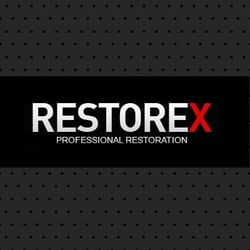 RestoreX - RESTOREX Company Logo with a Background