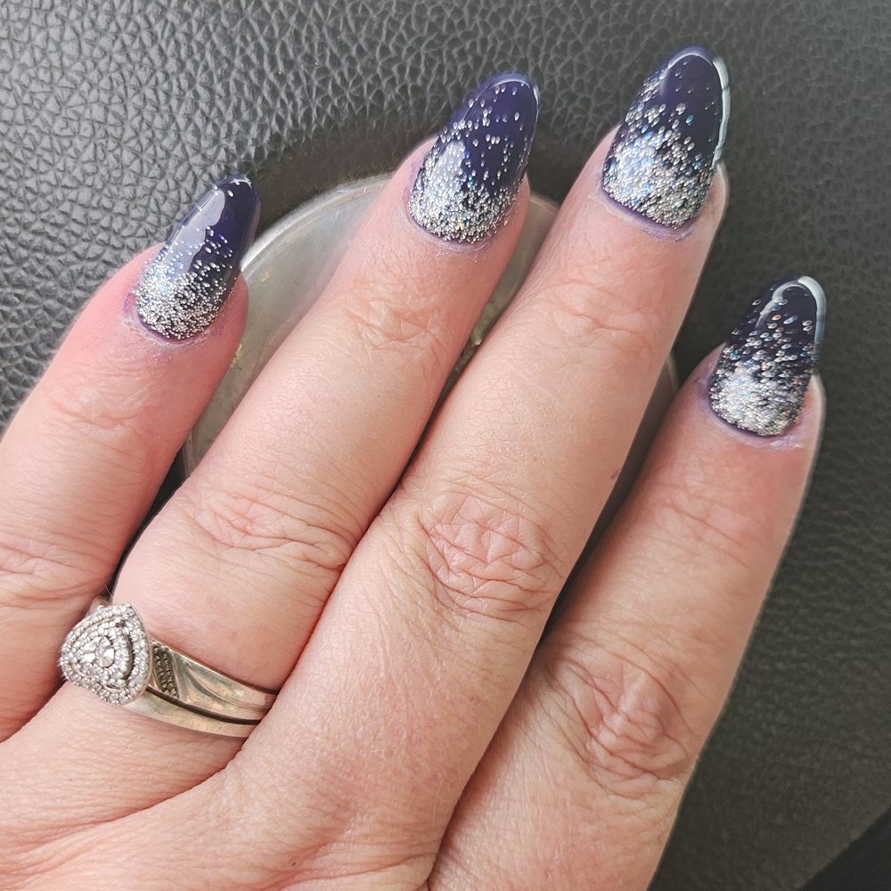 A N NAILS AND SPA - Love my diamond dust look - Nail Technicians Near Me A N NAILS AND SPA - Love my diamond dust look - Nail Technicians Near Me