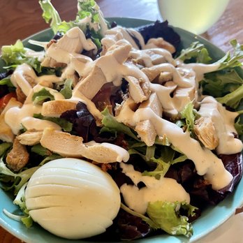 Aunties Bakery & Cafe - Cobb salad, missing avocado, cheese and the biscuit - Bakeries Near Me - Whittier, California Aunties Bakery & Cafe - Cobb salad, missing avocado, cheese and the biscuit - Bakeries Near Me - Whittier, California