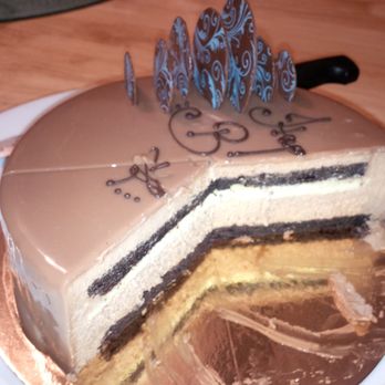 Vécu - Layered cake : milk chocolate mousse, creme brulee and chocolate fondant! Happy Birthday! - Bakeries Near Me - Lancaster, Pennsylvania Vécu - Layered cake : milk chocolate mousse, creme brulee and chocolate fondant! Happy Birthday! - Bakeries Near Me - Lancaster, Pennsylvania