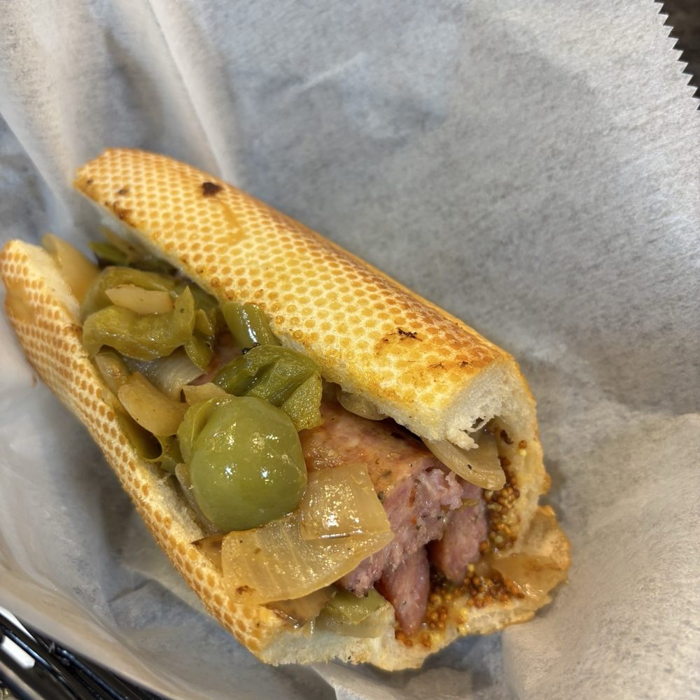 Beck's Cajun Cafe - Alligator Sausage Po' Boy - Cajun/Creole Near Me - Philadelphia, Pennsylvania